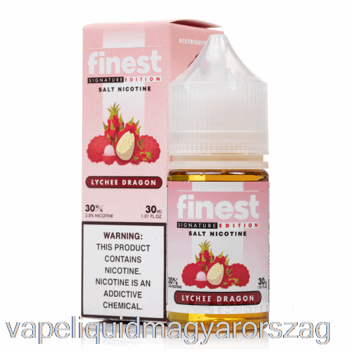 Licsi Sárkány - A Legfinomabb, Egyedi Kiadású Só Nic - 30 Ml 30 Mg Vape E Cigi